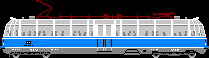 Elektrotriebwagen ET91, 491 der DB noch in hellblauer Lackierung der 80er Jahre