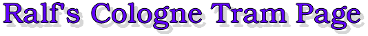 Ralf&acute;s Cologne Tram Page-logo